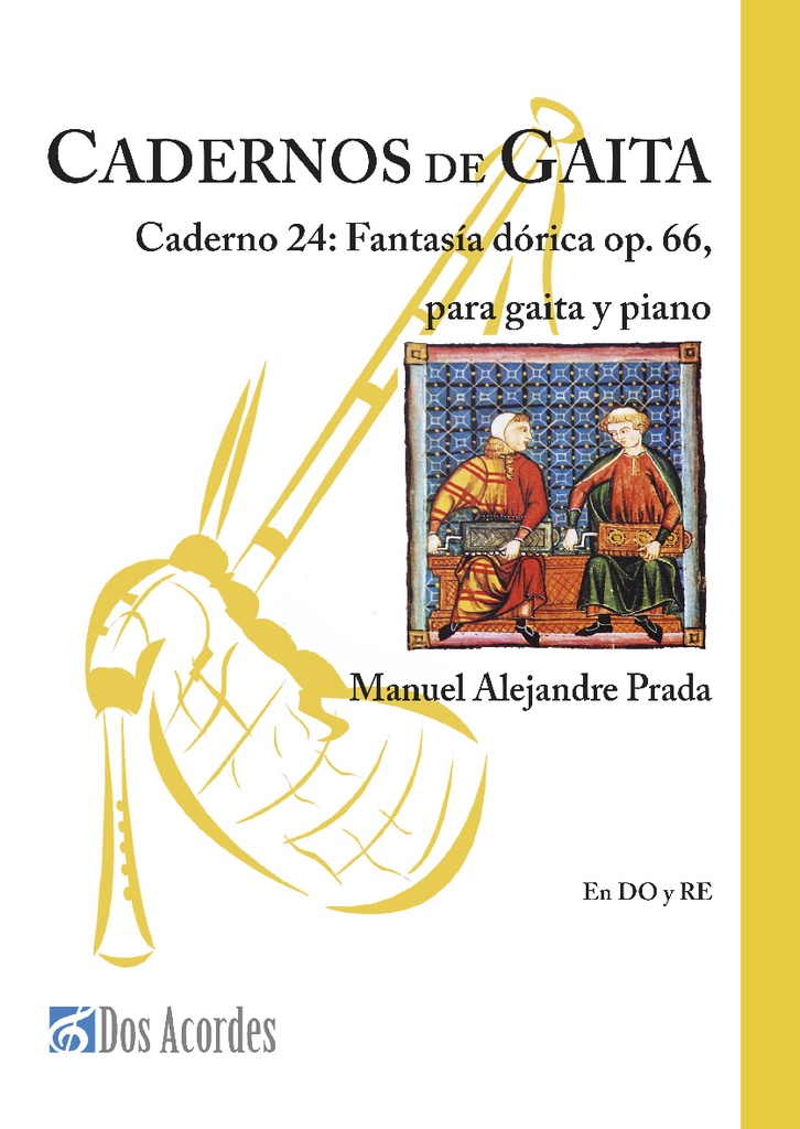 'Cadernos de gaita'. 24: 'Fantasía dórica', for bagpipes and piano