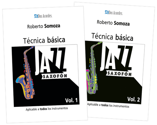¡PACK! 'Jazz saxofón, vol. 1' and 'Jazz saxofón, vol. 2'