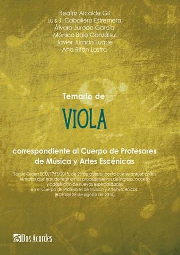 Temario de Viola